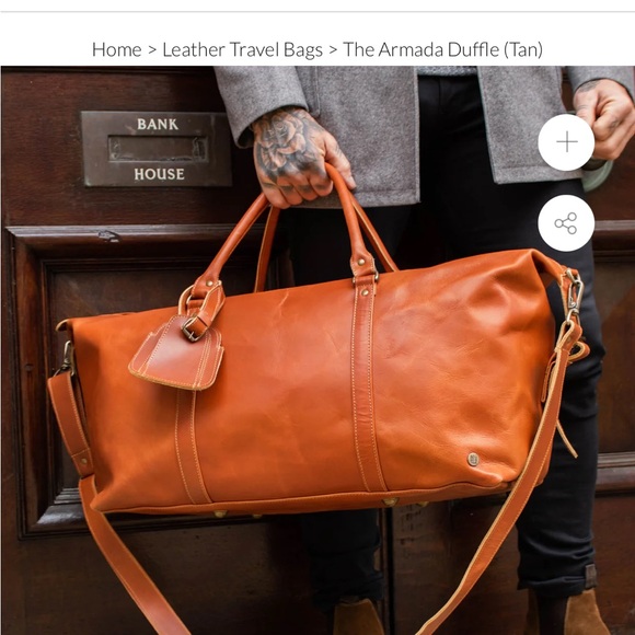 Mahi The ArmadaTan Leather Duffle Bag - Picture 1 of 16